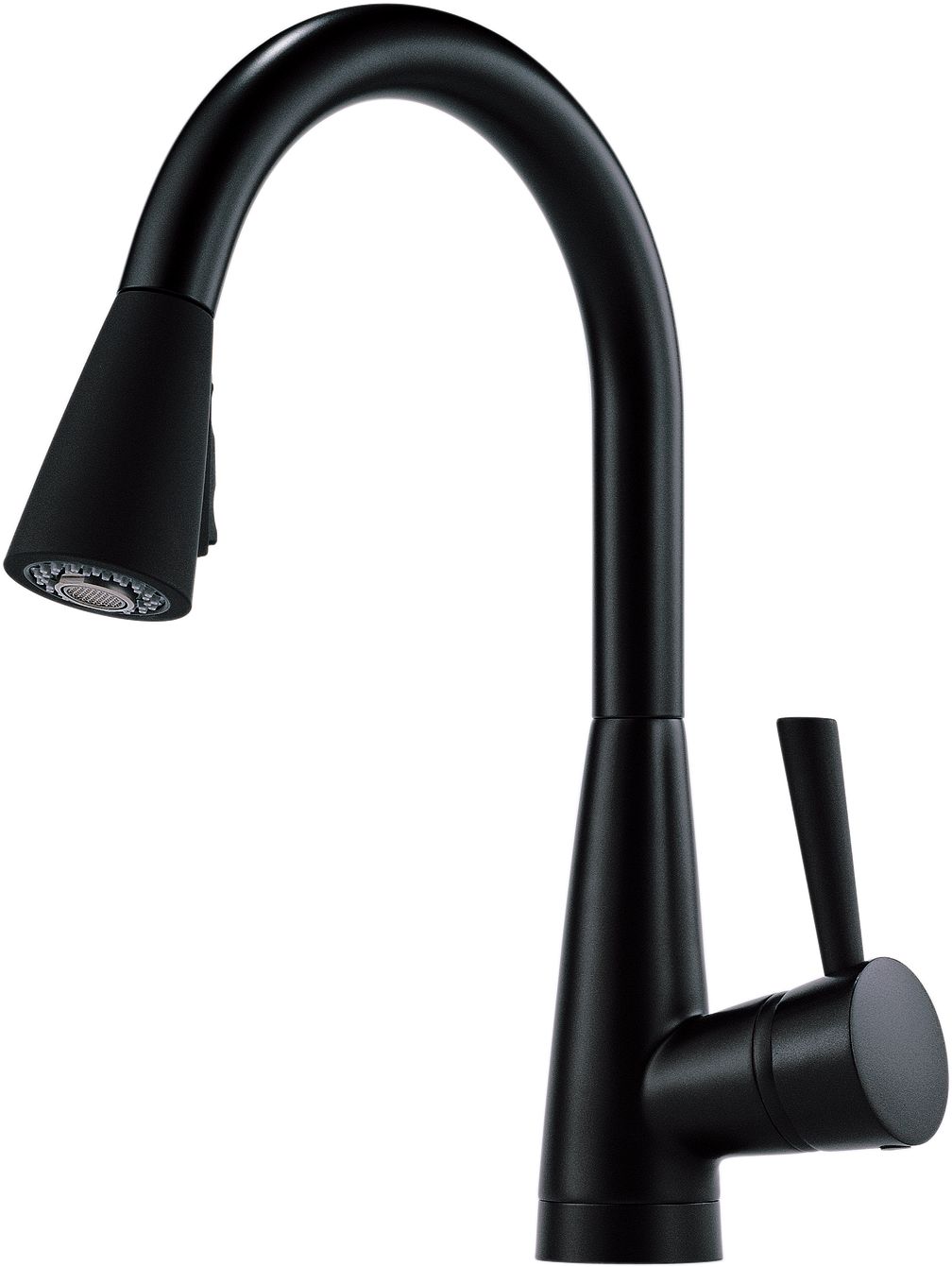 Brizo 63070LF BLST Venuto Black Single Handle Pull Down Kitchen Faucet   63070LF BLST 