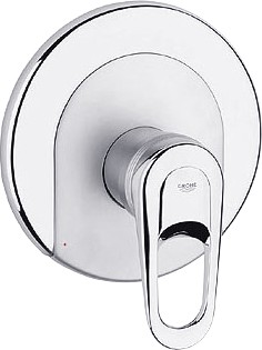 Grohe Europlus II 19 716 000 Chrome Pressure Balance Trim Kit with Loop  Handle | AffordableFaucets