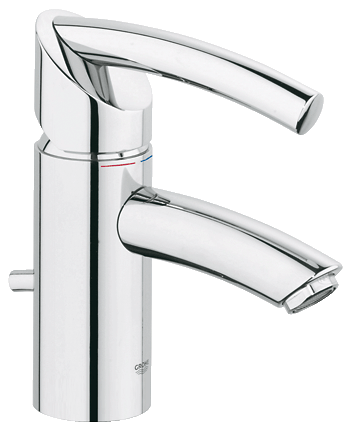 Grohe Tenso 32 924 000 Chrome Cast Brass Centerset Faucet with Pop-Up |  AffordableFaucets