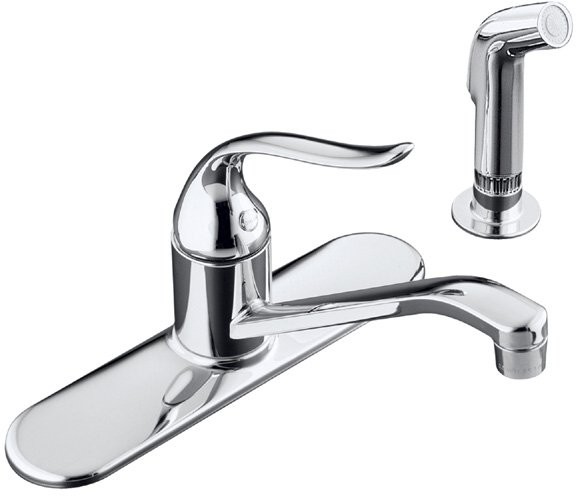 Kohler Coralais K-15172-F-CP Polished Chrome Single-Control Kitchen ...