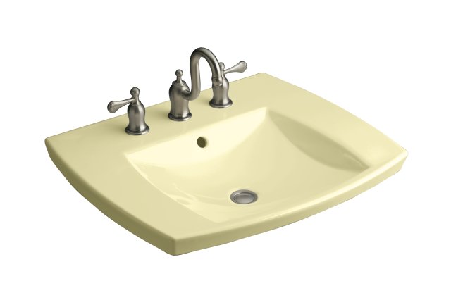 Kohler Kelston K-2381-8-Y2 Sunlight Self-Rimming Lavatory with 8 ...