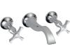 Brizo 6597-PC RSVP Chrome Wall Mount Vessel Faucet with Cross Handles