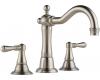 Brizo 65336LF-BN Tresa Brushed Nickel Widespread Lavatory Faucet with Lever Handles