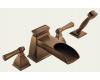 Brizo 67745-BZ Vesi Channel Brilliance Brushed Bronze Roman Tub Faucet with Hand Shower