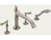 Brizo RSVP 67790-BN Brushed Nickel Roman Tub Faucet with Hand Shower
