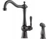 Brizo 61136LF-RB Tresa Venetian Bronze Single Handle Kitchen Faucet with Spray