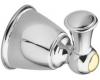 Creative Specialties by Moen Castleby YB2503CP Chrome / Polished Brass Single Robe Hook