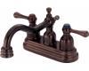 Danze D301057RB Opulence Oil Rub Bronze Two Lever Handle Centerset Faucet