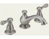 Delta 3578-SSLHP+H278SS Leland Brilliance Stainless 6-16" Widespread Bath Faucet with Lever Handle