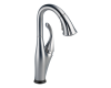 Delta 9992T-AR-DST Addison Arctic Stainless Single Handle Pull-Down Bar/Prep Faucet With Touch2O Technology