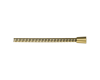Delta U490R-PB70-PK Brilliance Polished Brass 70" Ultraflex Black/Polished Brass Ribbon Hose