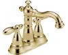 Delta 2555LFPB-216PB Victorian Brilliance Polished Brass Two Handle Centerset Lavatory Faucet