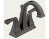 Delta 2551-RB Dryden Venetian Bronze Two Handle Centerset Bath Faucet