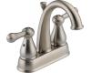 Delta 2575LF-SS Leland Brilliance Stainless Two Handle Centerset Lavatory Faucet