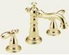 Delta 3555-PBLHP Victorian Brilliance Polished Brass Widespread Bath Faucet