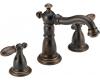 Delta 35955LF-RB Victorian Venetian Bronze Two Handle Widespread Lavatory Faucet