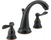 Delta 35996LF-OB Windemere Oil Rubbed Bronze Two Handle Widespread Lavatory Faucet