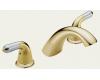 Delta T2730-PBLHP Innovations Brilliance Polished Brass Roman Tub Faucet Trim Kit