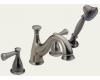 Delta T4740-PTLHP Lockwood Aged Pewter Roman Tub Faucet with Hand Shower Trim