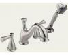 Delta T4740-SSLHP Lockwood Brilliance Stainless Roman Tub Faucet with Hand Shower Trim