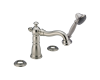 Delta T4755-SSLHP Victorian Brilliance Stainless Roman Tub Faucet with Handshower Trim