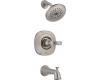 Delta 144710-SS Nura Stainless Monitor 14 Series Tub and Shower