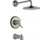 Delta T17T482-SS Rizu Brilliance Stainless Tempassure 17T Series Tub and Shower Trim
