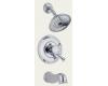 Delta T17440 Lockwood Chrome Monitor Scald-Guard Tub & Shower Trim with Volume Control