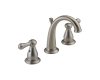 Delta 3575-SSMPU-DST Leland Stainless Two Handle Widespread Lavatory Faucet