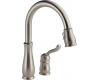Delta 978-SSWE-DST Leland Brilliance Stainless Single Handle Pull-Down Kitchen Faucet