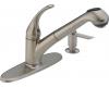 Delta B4310LF-SSSD Foundations Core-B Stainless Single Handle Pull-Out Kitchen Faucet With Soap Dispenser