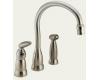 Delta Michael Graves 186-SSWF Brilliance Stainless Single Handle Kitchen Faucet