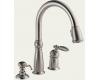 Delta Victorian 955-SSSD-DST Stainless Diamond Seal Technology Kitchen Pull Down with Soap Dispenser