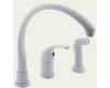Delta Waterfall 172-WHWF White Single Handle Kitchen Faucet