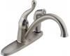 Delta 319-SS-DST Talbott Brilliance Stainless Single Handle Kitchen Faucet with Integral Spray