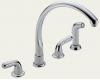 Delta 2276-LHP Waterfall Chrome Two Handle Kitchen Faucet