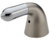 Delta H64NC Innovations Pearl Nickel & Chrome Metal Lever Handle Bases