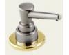 Delta RP1001NP Classic Kitchen Brillance Pearl Nickel/Polished Brass Soap/Lotion Dispenser