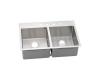 Elkay ECTSR33229BG4 Stainless Steel Double Bowl Dual / Universal Mount Kitchen Sink Kit