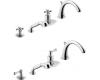 Grohe Geneva 19 044 BE0 Sterling Thermostatic Roman Tub Filler