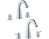 Grohe F1 21 079 BK0 ALU-XT Wideset Faucet with Pop-up