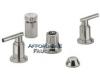 Grohe Atrio 24 016 AV0+18 027 AV0 Satin Nickel Wideset Bidet Faucet with Lever Handles