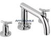Grohe Atrio 25 048 BE0+18 033 BE0 Sterling Roman Tub Filler with Spoke Handles