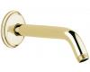 Grohe Geneva 27 012 R00 Polished Brass Shower Arm & Flange