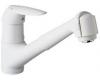Grohe Eurodisc 33 330 L00 White Pull-Out Kitchen Faucet
