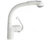 Grohe Ladylux Plus 33 737 L00 White Pull-Out Kitchen Faucet
