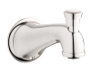 Grohe Seabury 13 603 BE0 Sterling Infinity Finish Wall Mounted Diverter Tub Spout