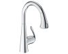 Grohe Ladylux3 32 298 000 Starlight Main Sink Dual Spray Pull-Down Kitchen Faucet