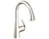 Grohe Ladylux3 32 298 SD0 Stainless Steel Main Sink Dual Spray Pull-Down Kitchen Faucet