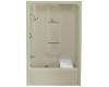 Kohler Sonata K-1683-H-95 Ice Grey 5' Bath and Shower Whirlpool with Heater and Left-Hand Drain